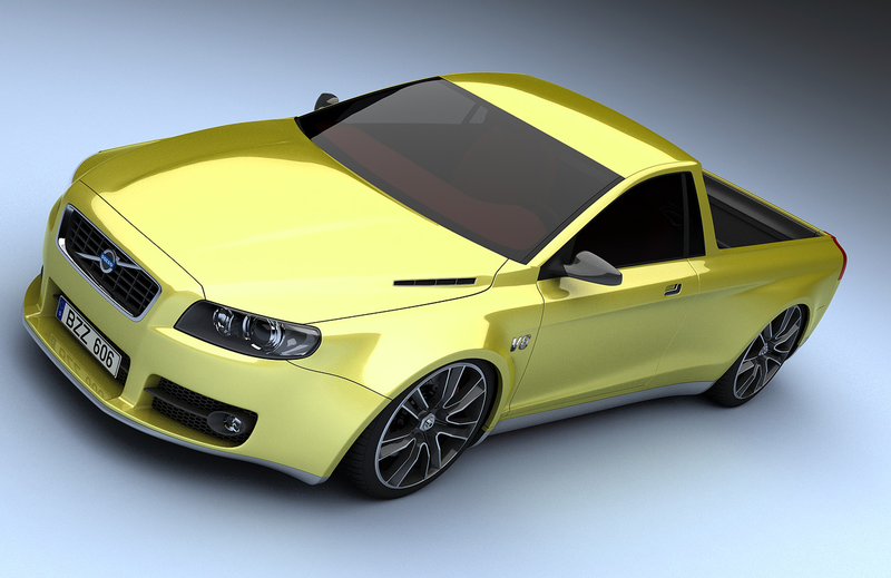 Illustration for article titled El Caminoed Volvo V70 Warps And Teases Our Mangled Minds